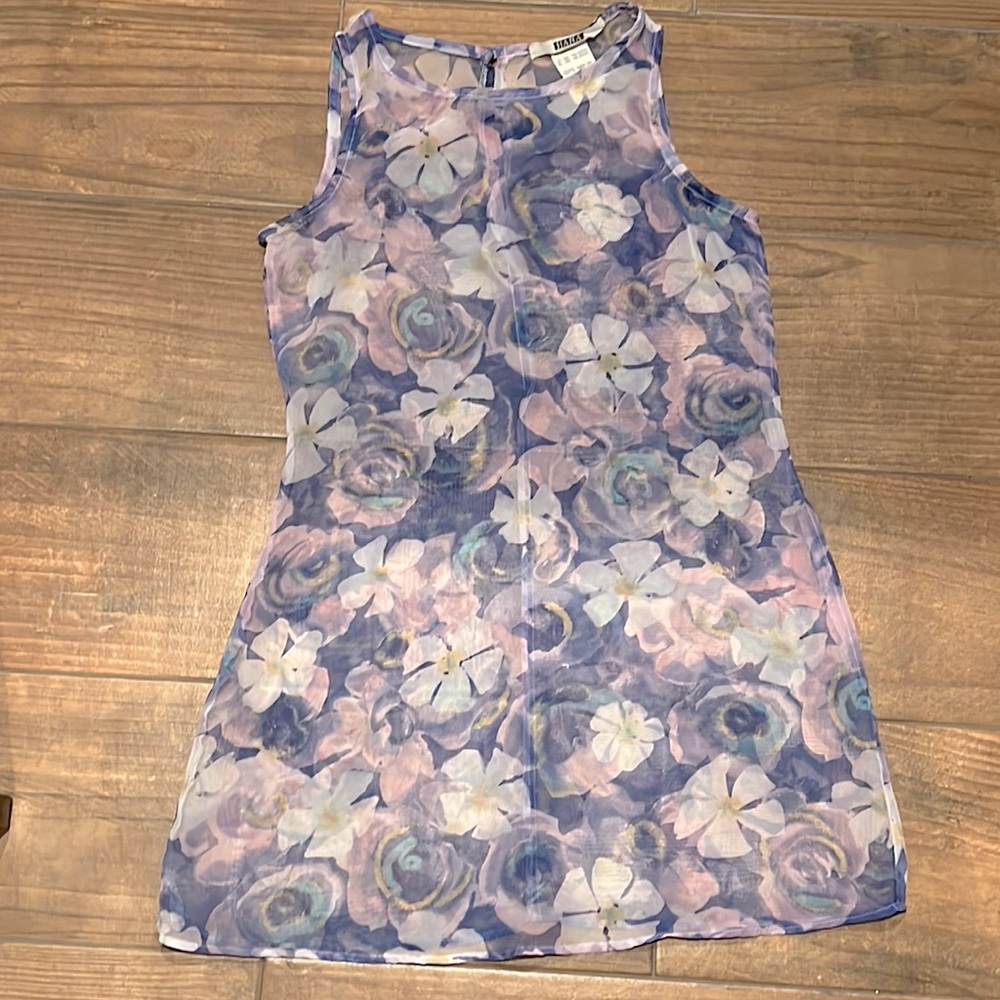 Hana | Sheer Floral Print Swimsuit Coverup